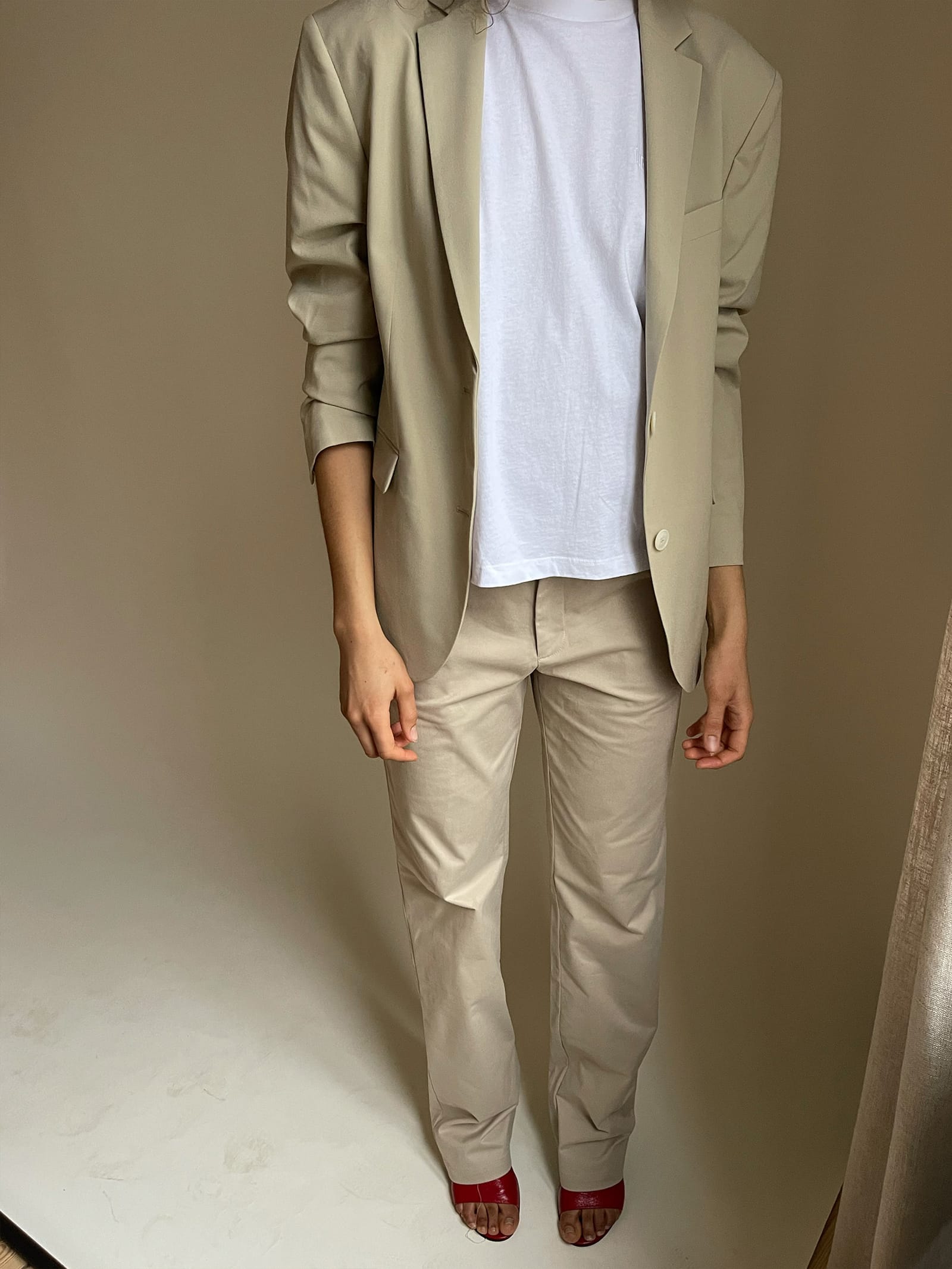 Cotton On The Go Pants Sand - Tall