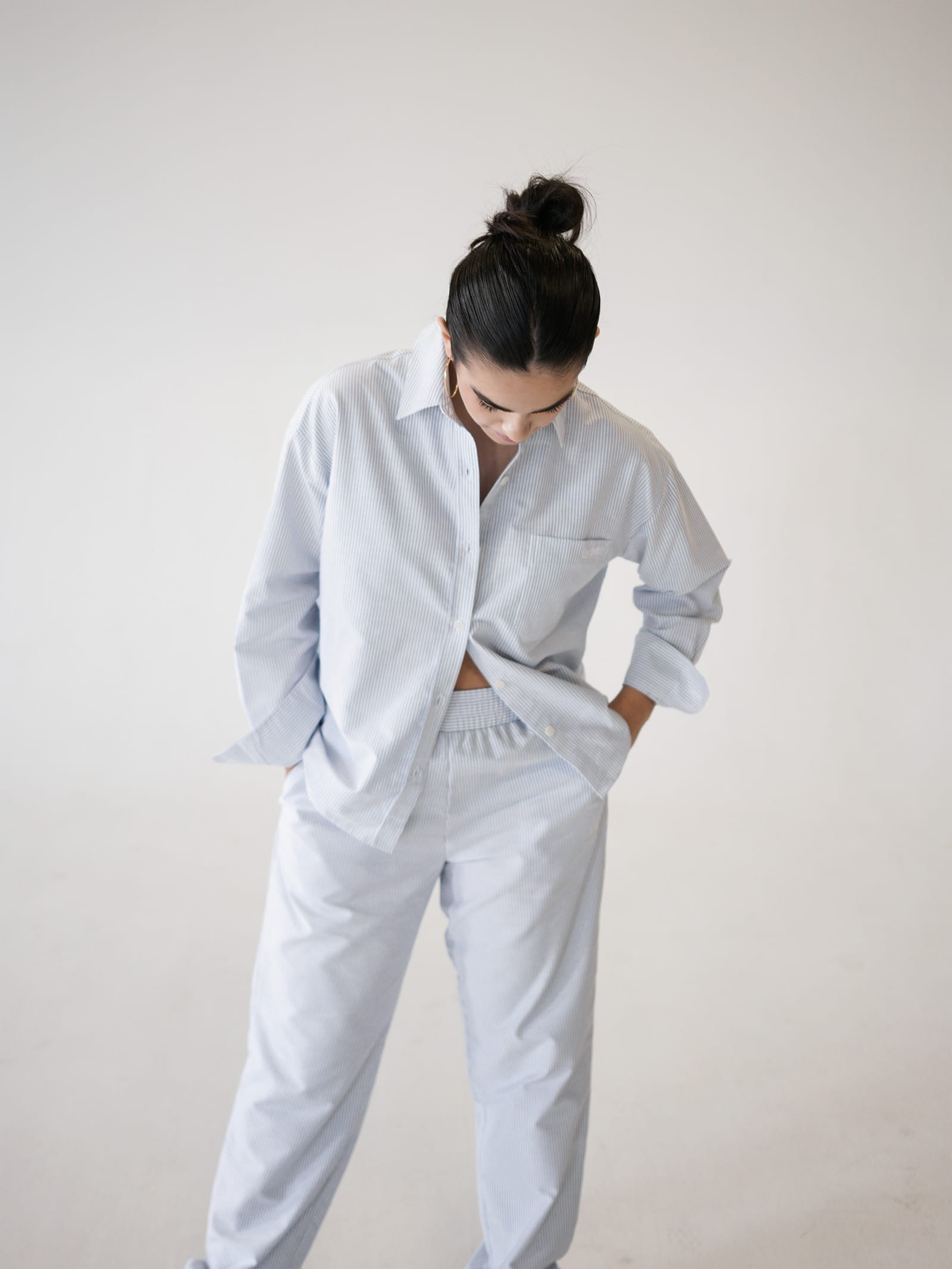 Breezy Pants Blue Stripe