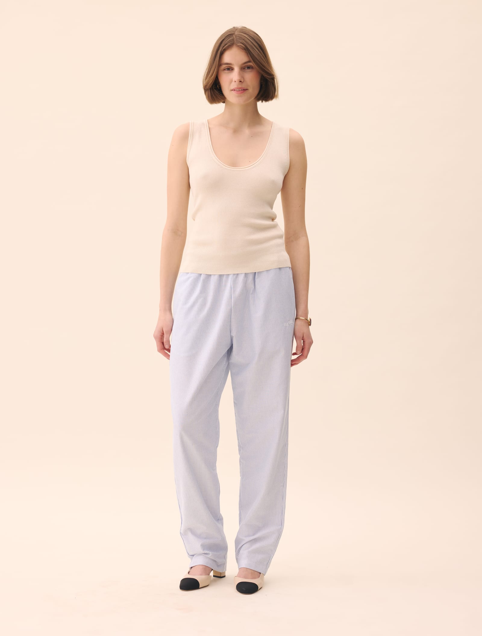 Breezy Pants Blue Stripe