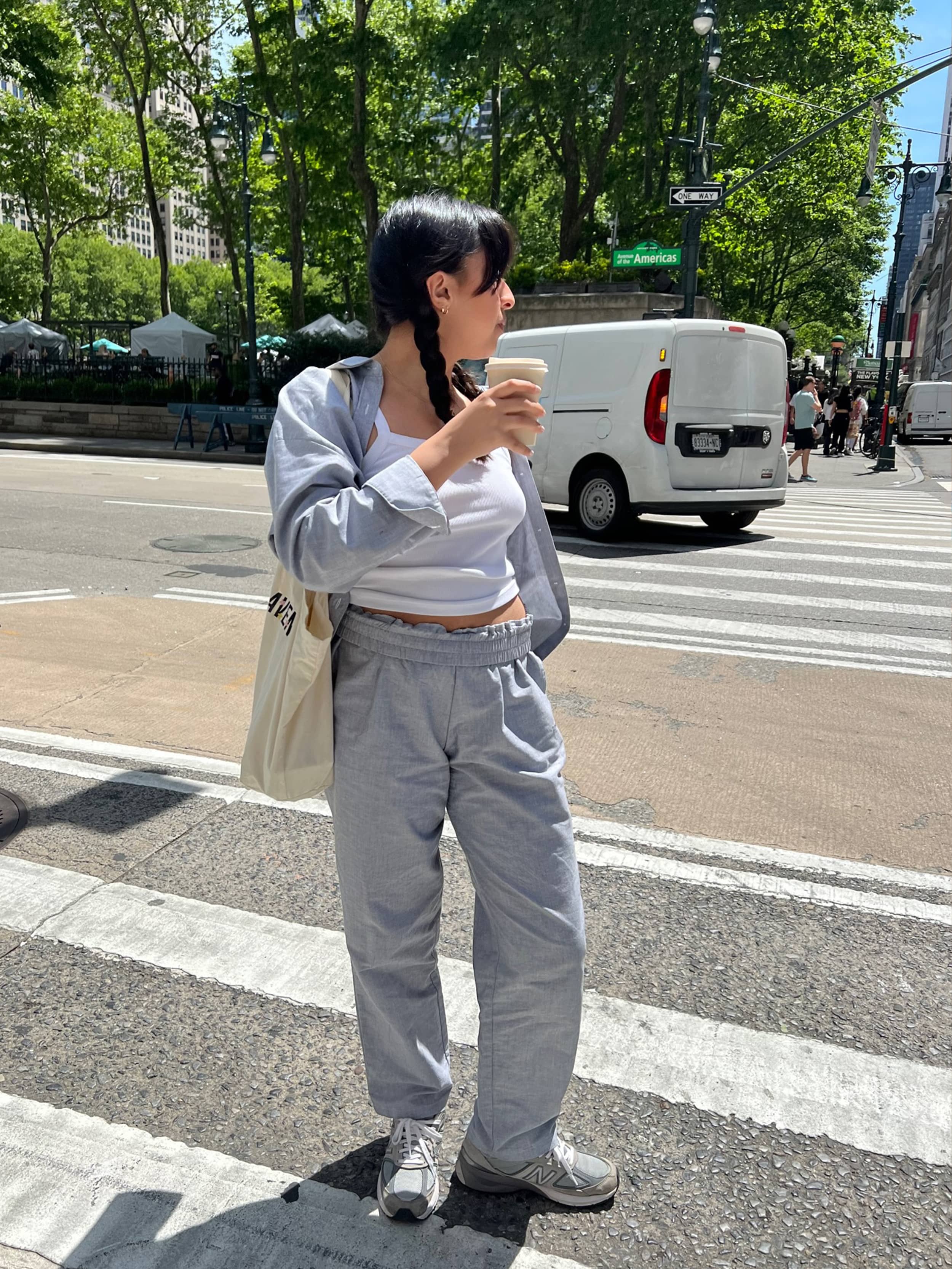 Breezy Pants Grey - Grey | Djerf Avenue
