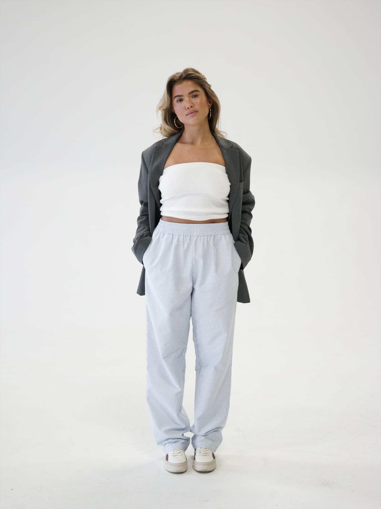 Breezy Pants Blue Stripe