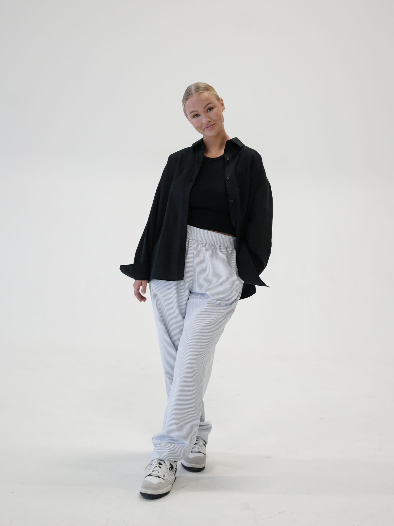 Breezy Pants Blue Stripe