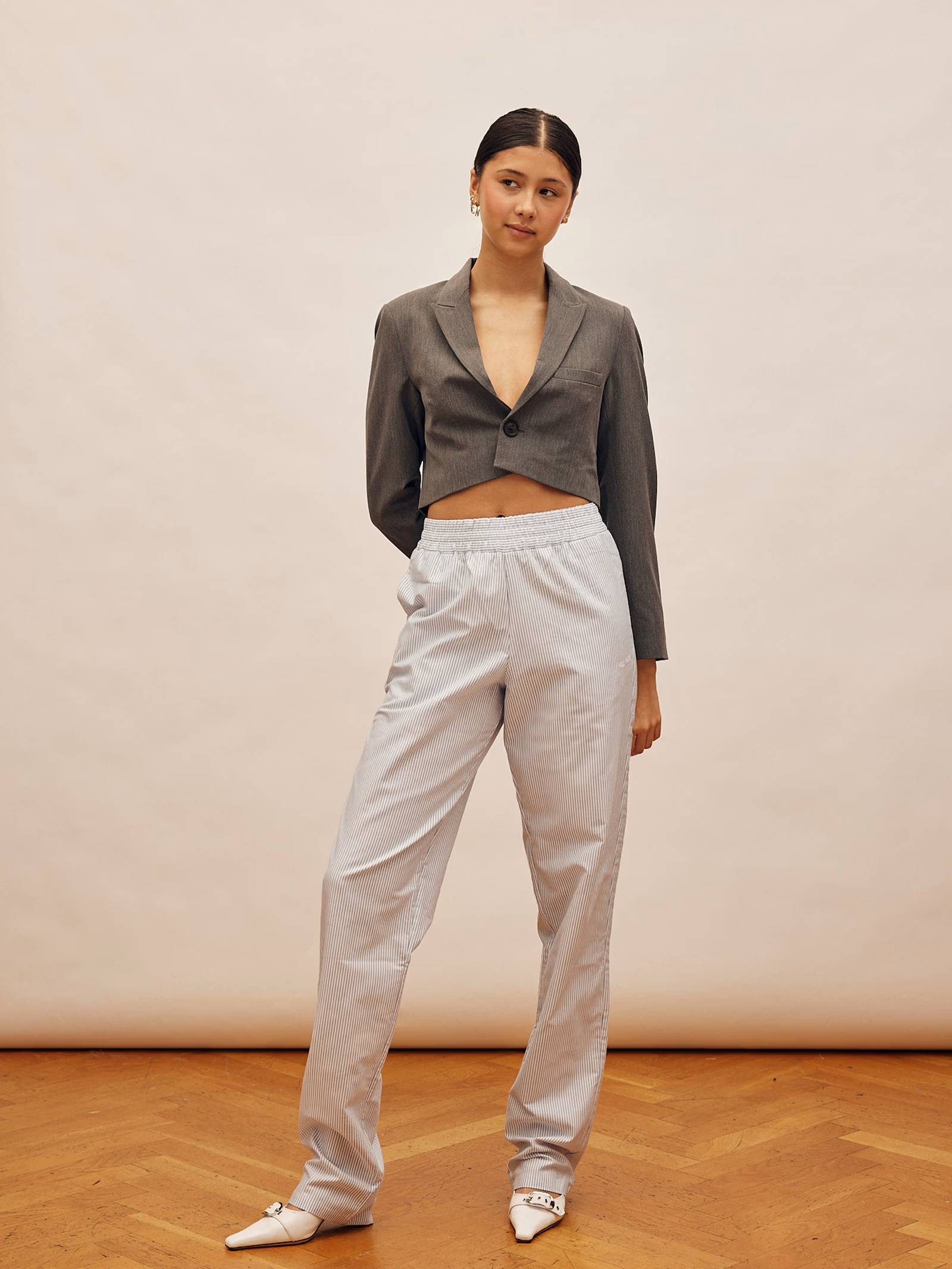 Breezy Pants Blue Stripe - Tall