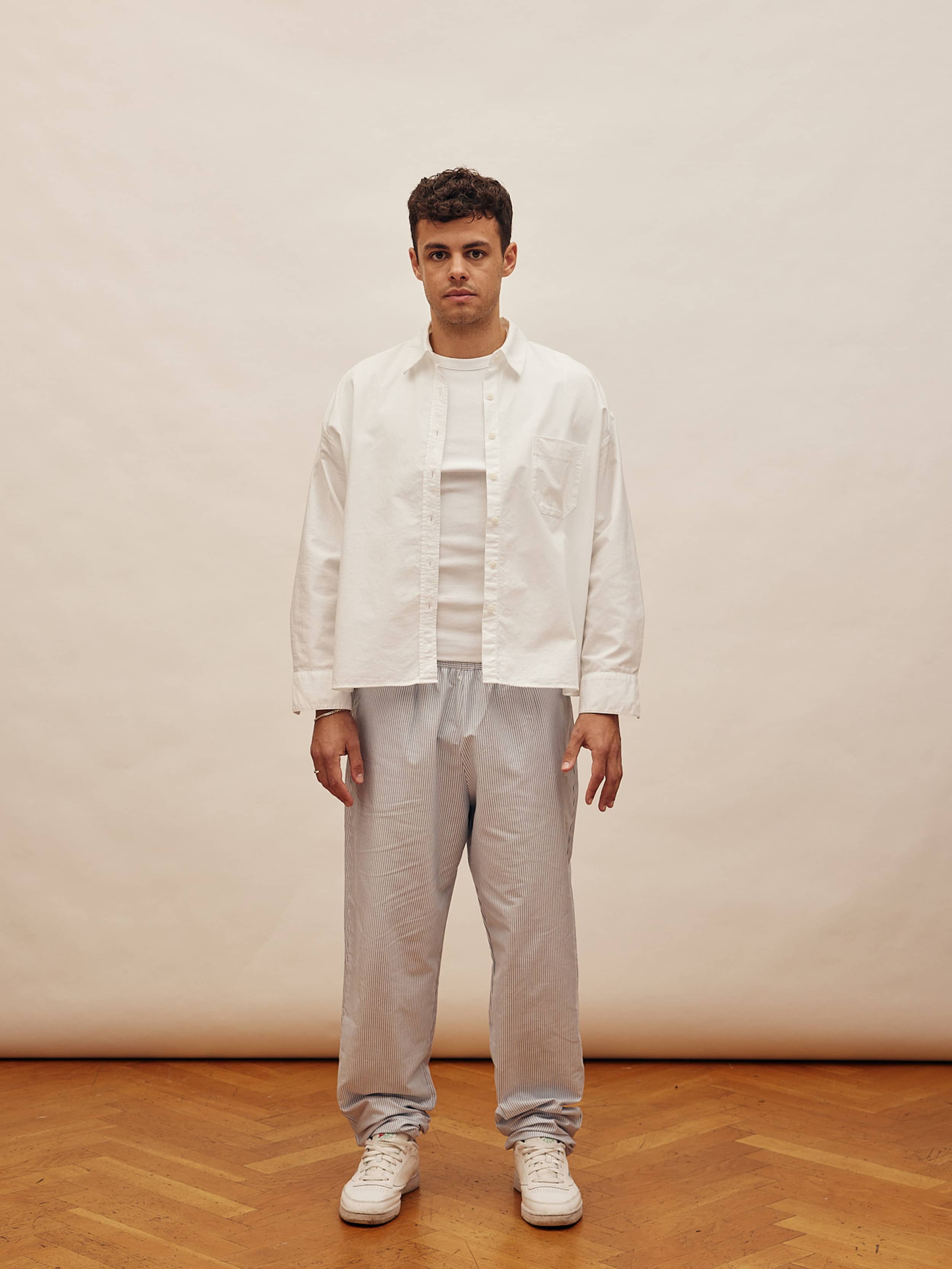 Breezy Pants Blue Stripe - Tall - Blue stripe | Djerf Avenue