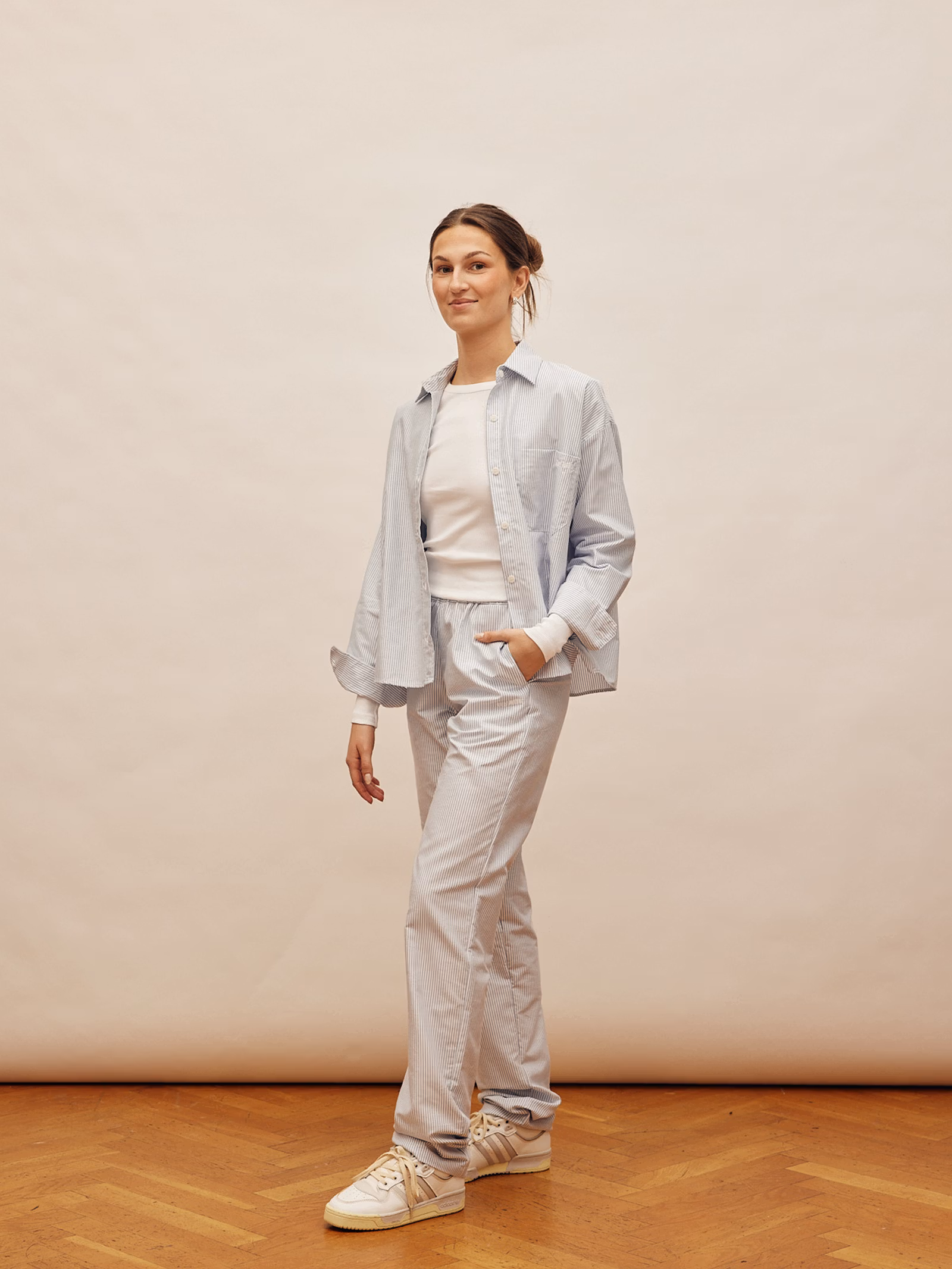 Breezy Pants Blue Stripe - Tall