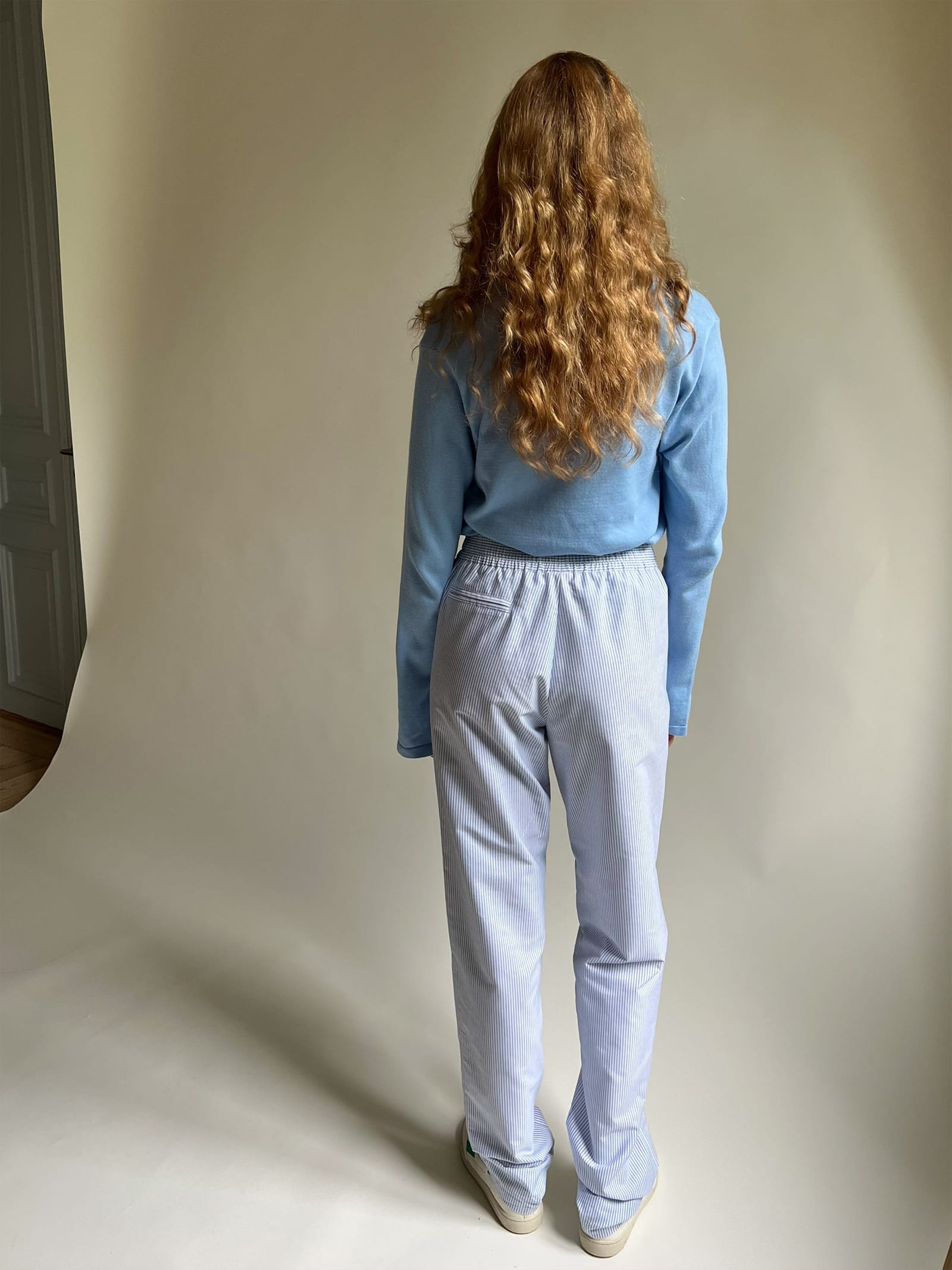 Breezy Pants Blue Stripe - Tall