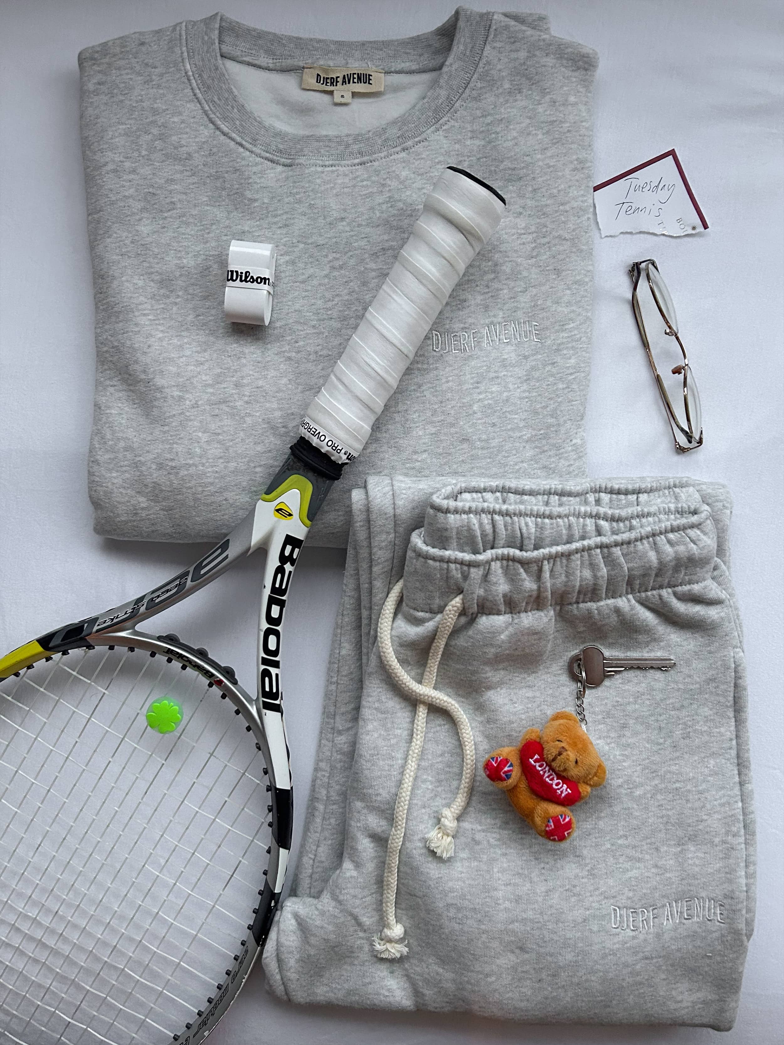abcd fleurs スウェット アッシュグレー XL Staple Sweatpants Grey - Grey | Djerf Avenue