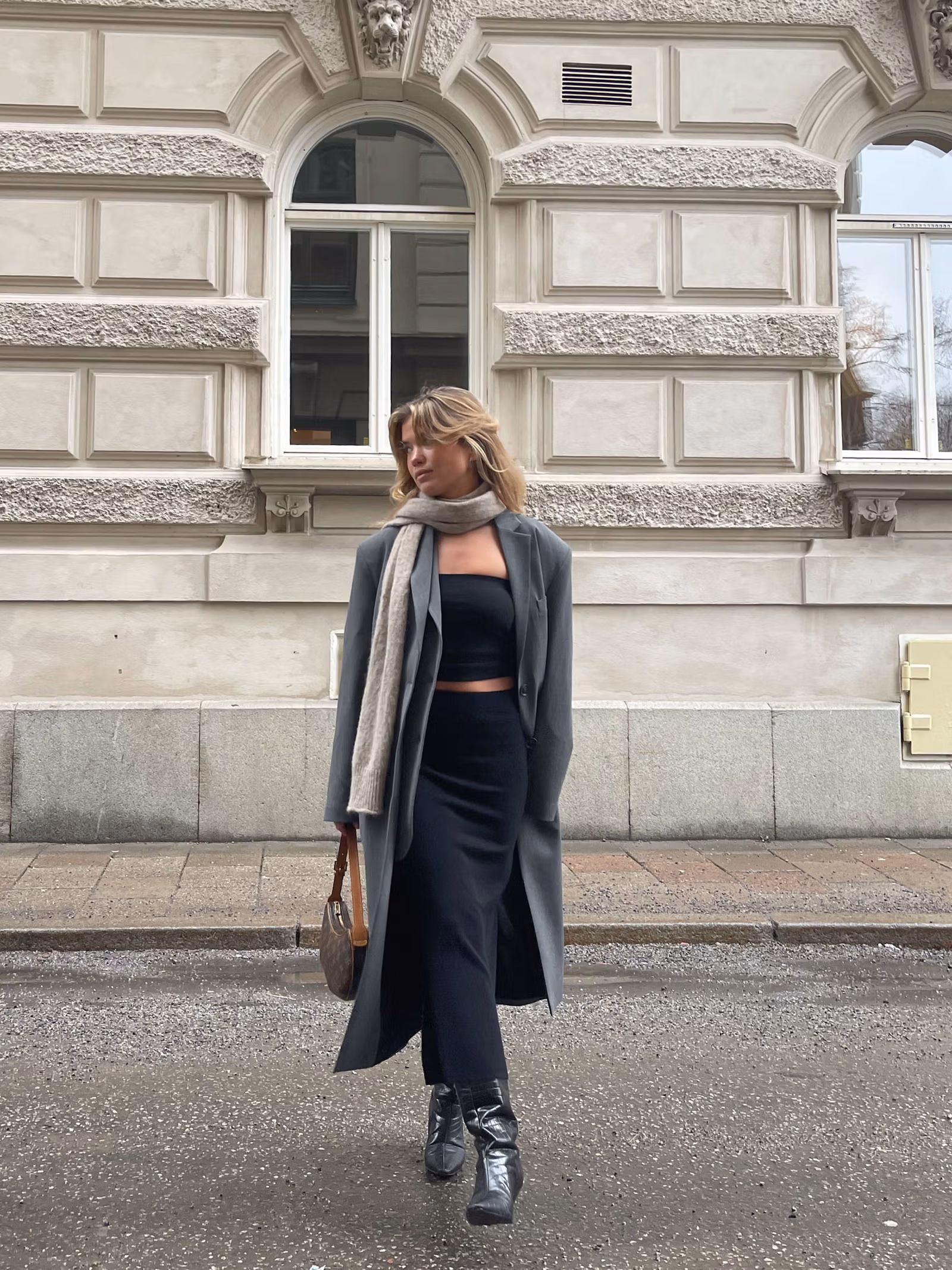 Midi Tube Skirt Liquorice