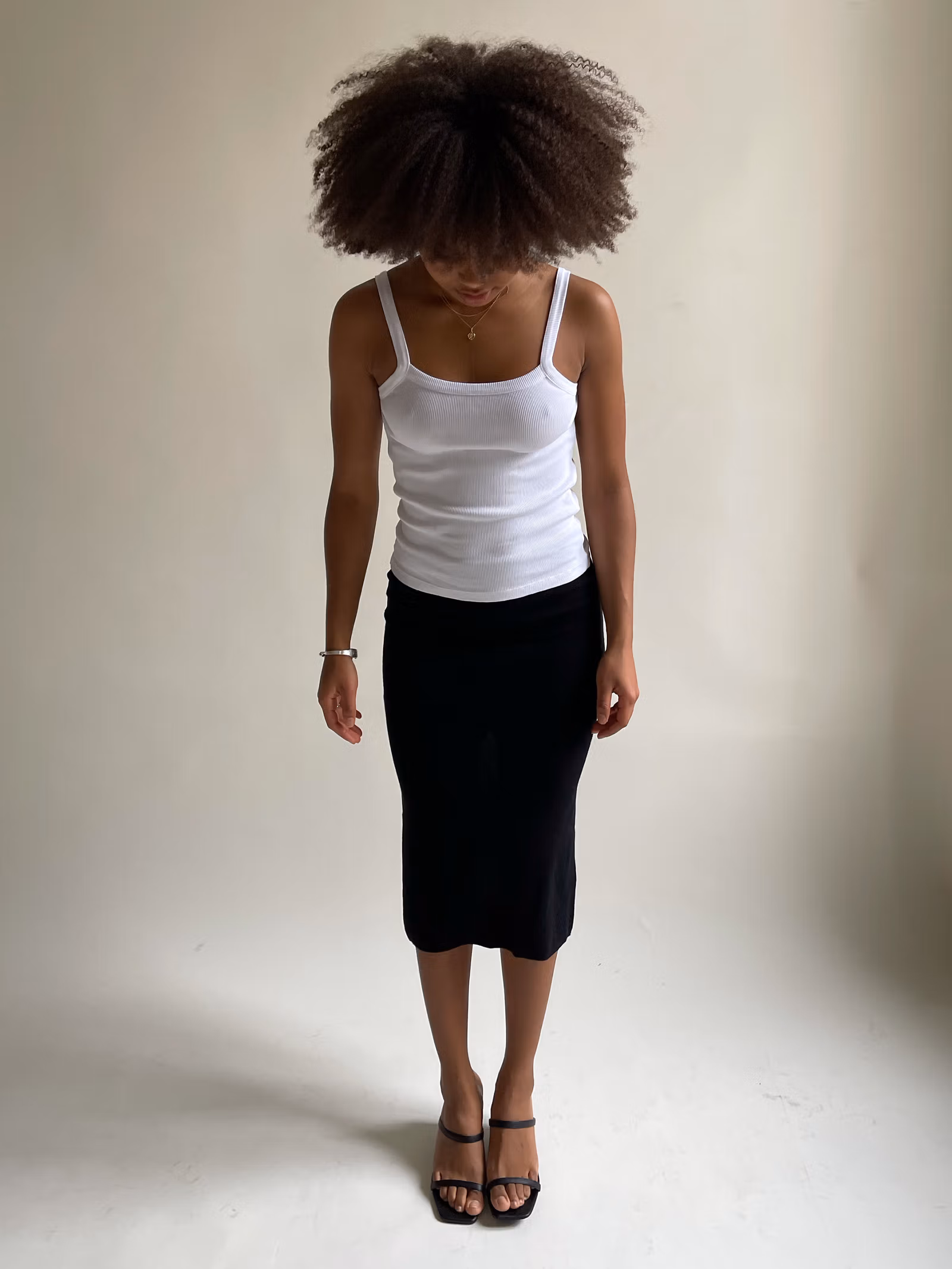 Midi Tube Skirt Liquorice