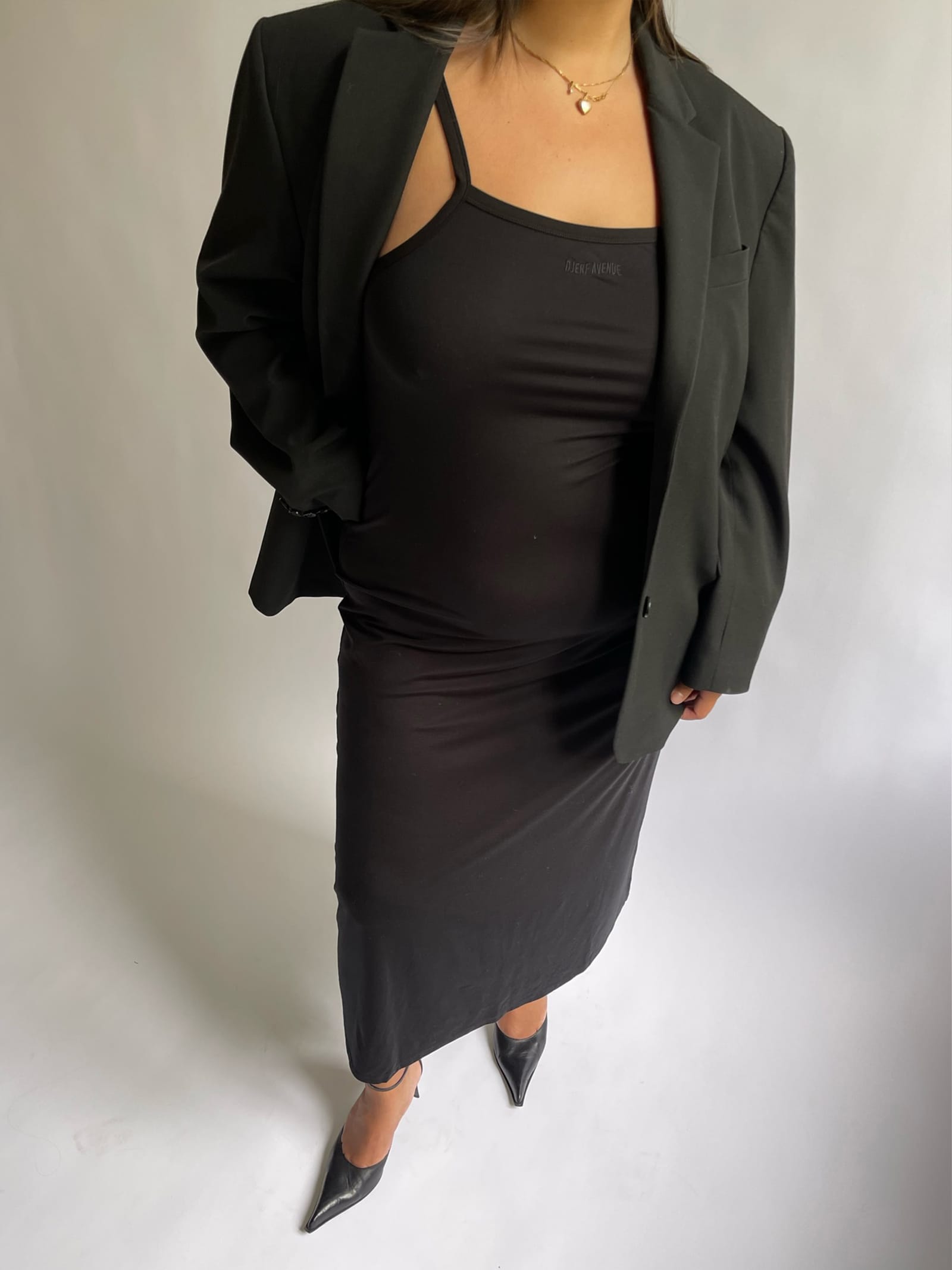 Daily Midi Dress Black