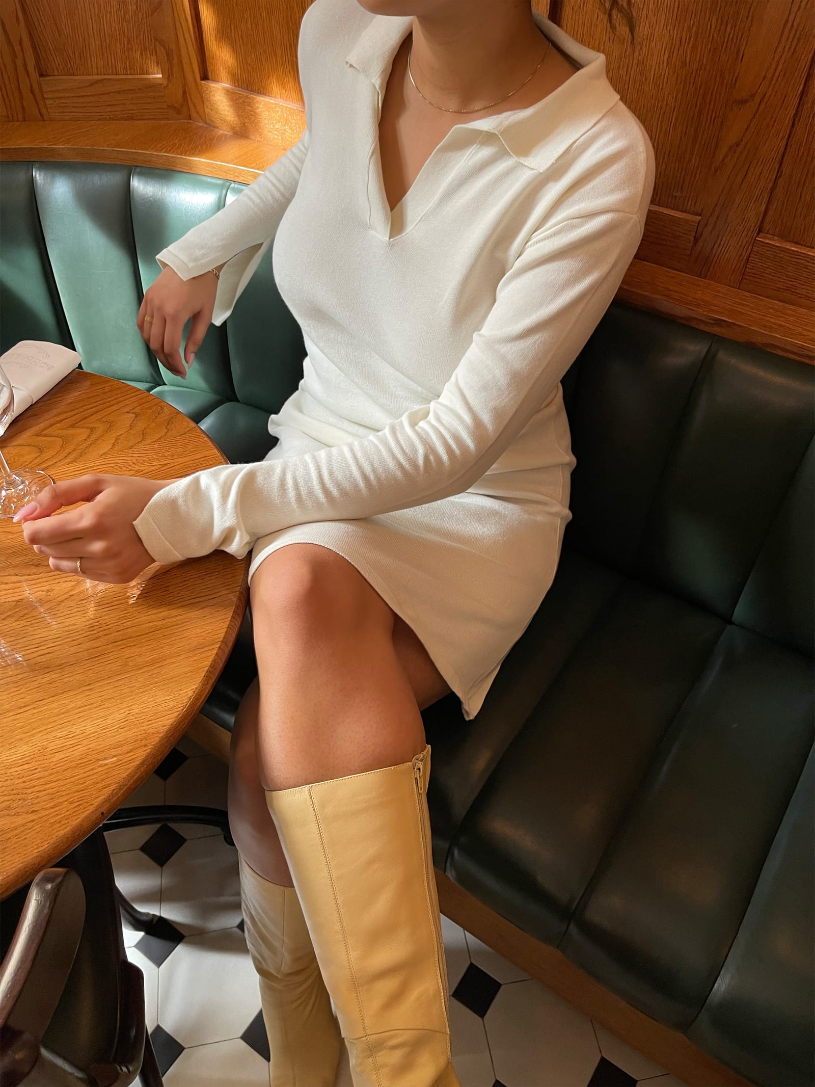 Getaway Dress Cream - Tall