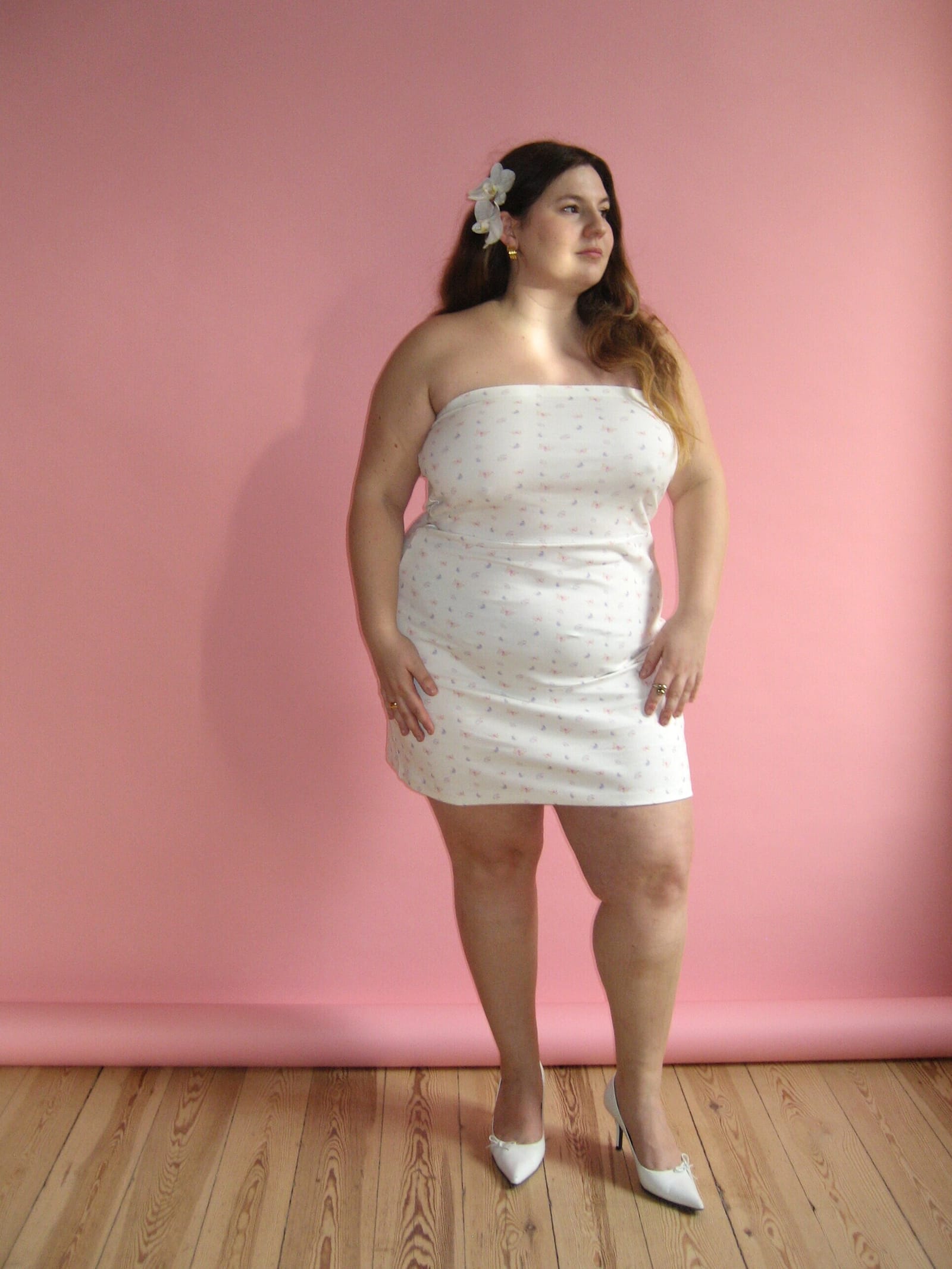 Tube Dress Butterfly