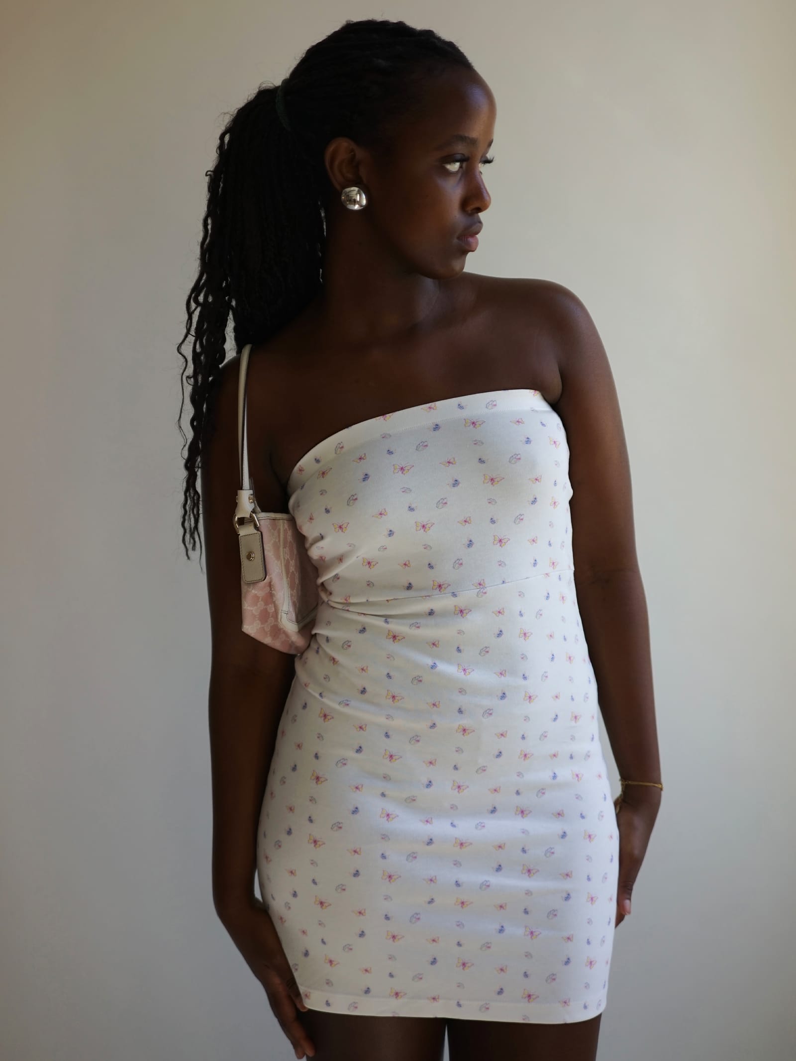 Tube Dress Butterfly