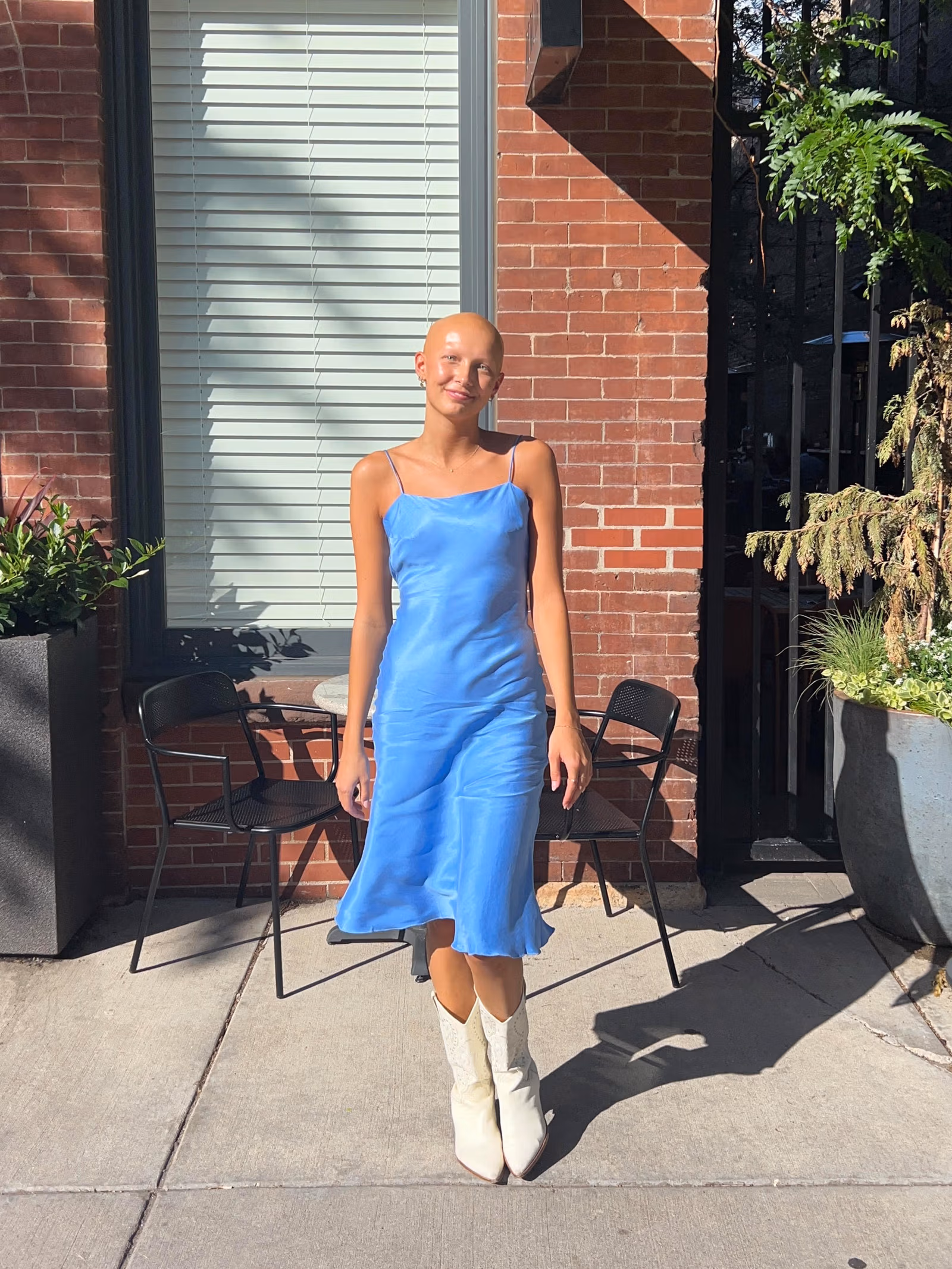 Dream Dress Midi Sky
