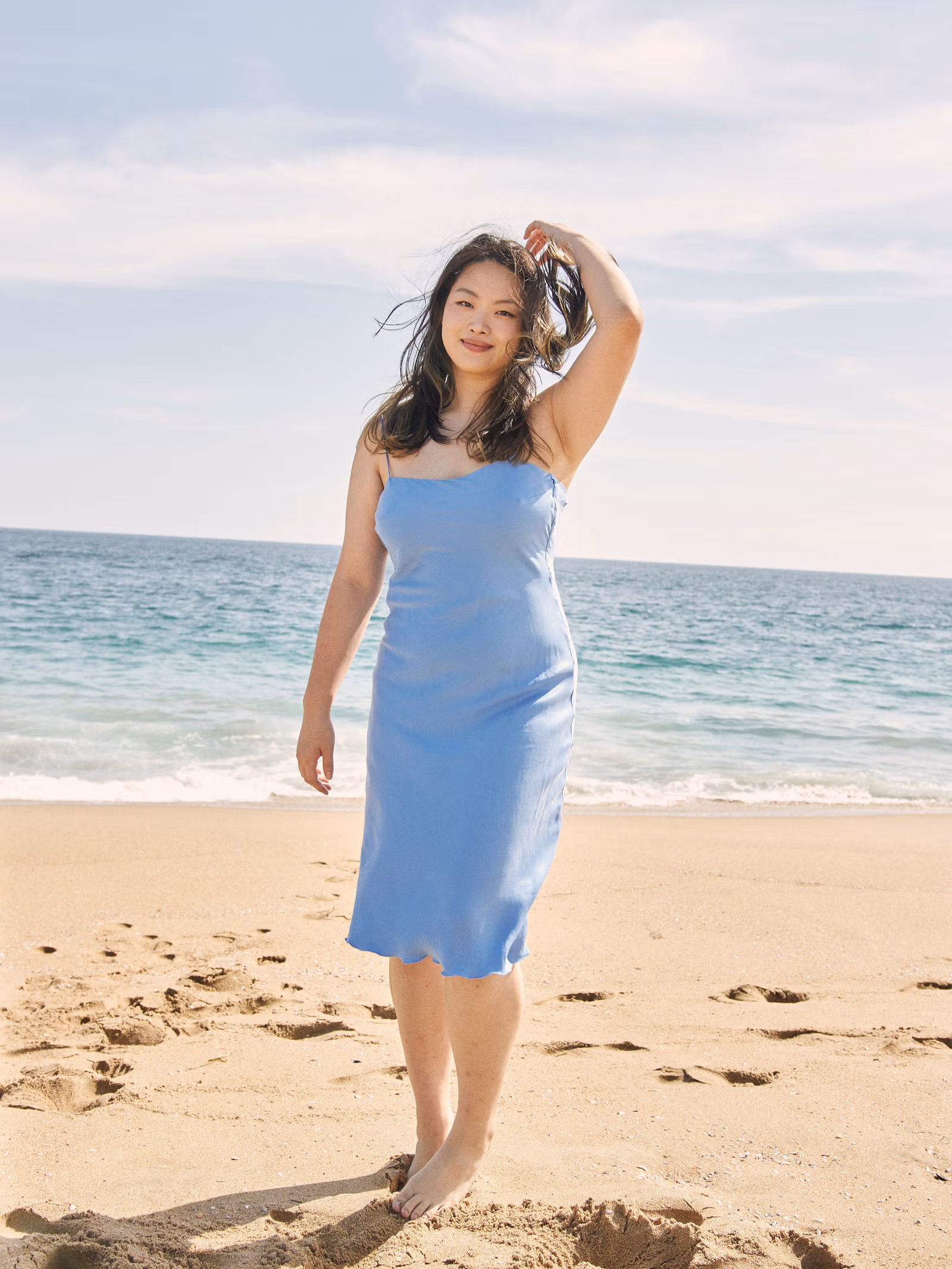 Dream Dress Midi Sky