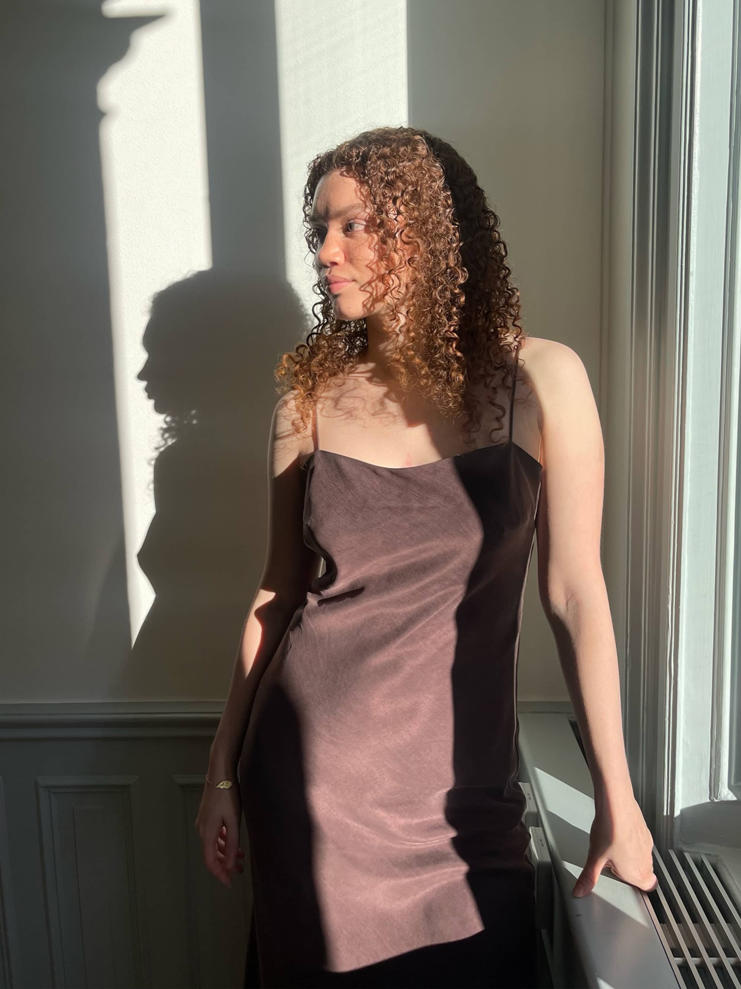 Dream Dress Midi Dark Mocha - Dark mocha | Djerf Avenue