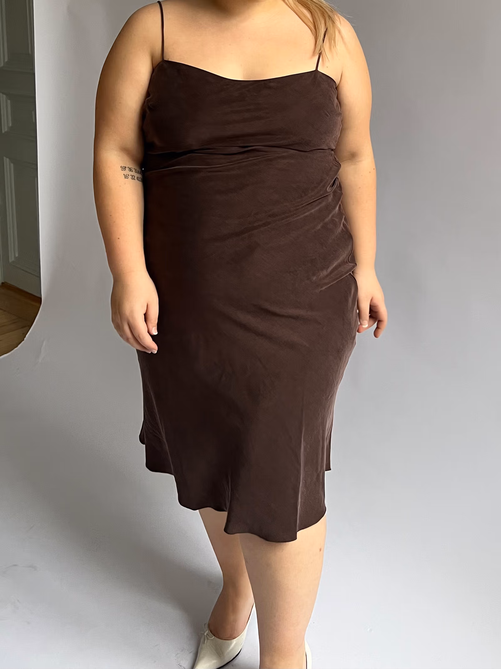 Dream Dress Midi Dark Mocha