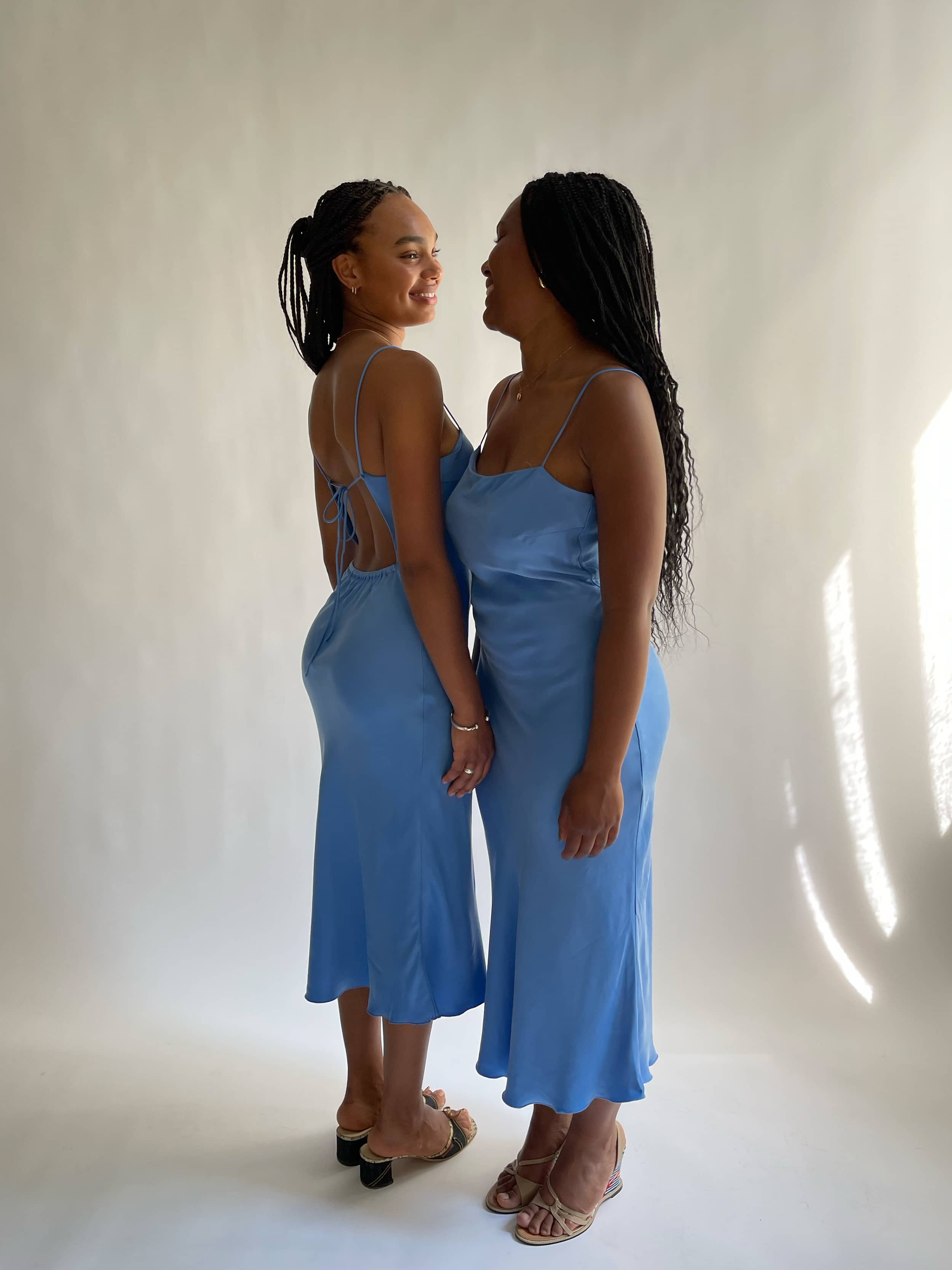 Dream Dress Midi Sky - Sky | Djerf Avenue