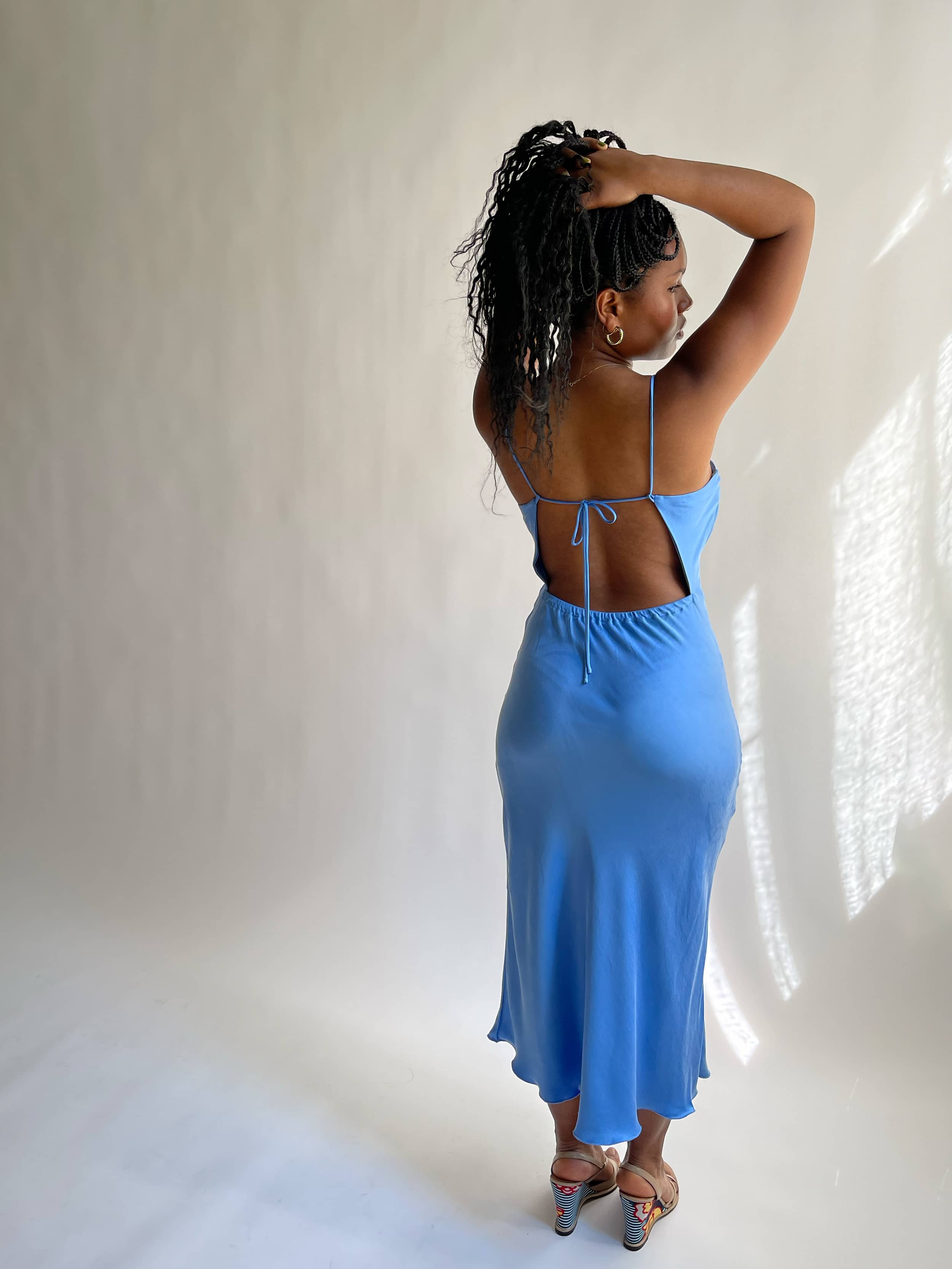 Dream Dress Midi Sky - Sky | Djerf Avenue