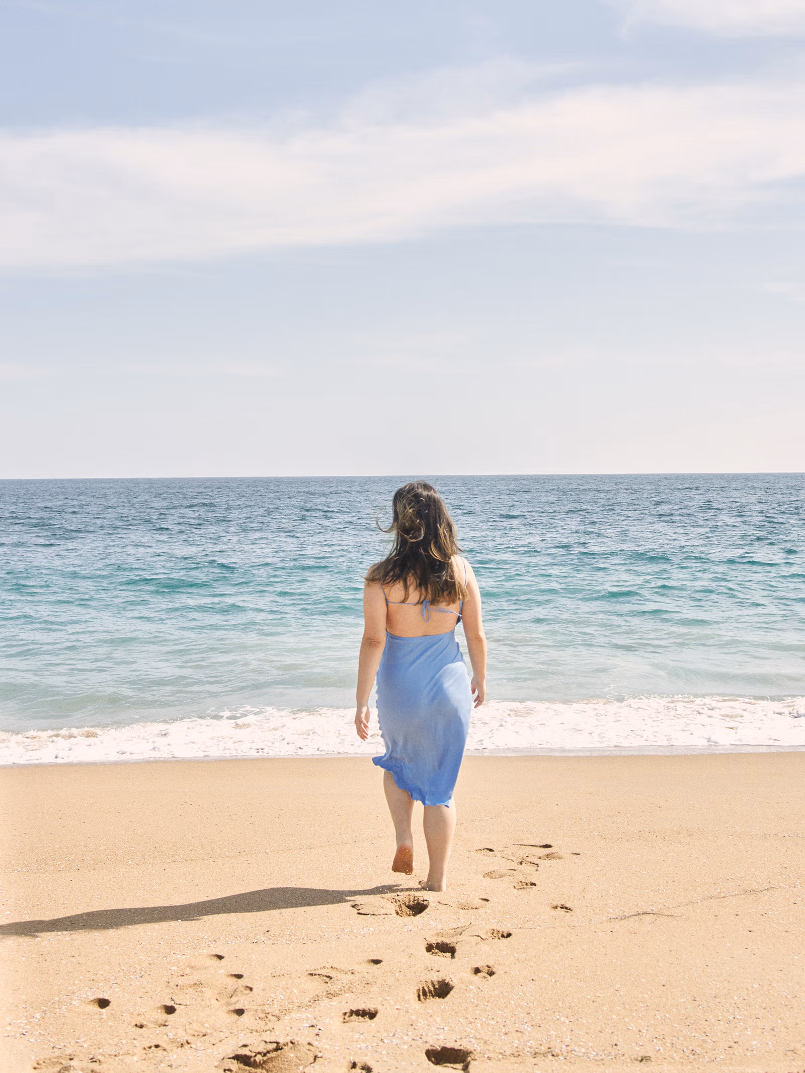 Dream Dress Midi Sky