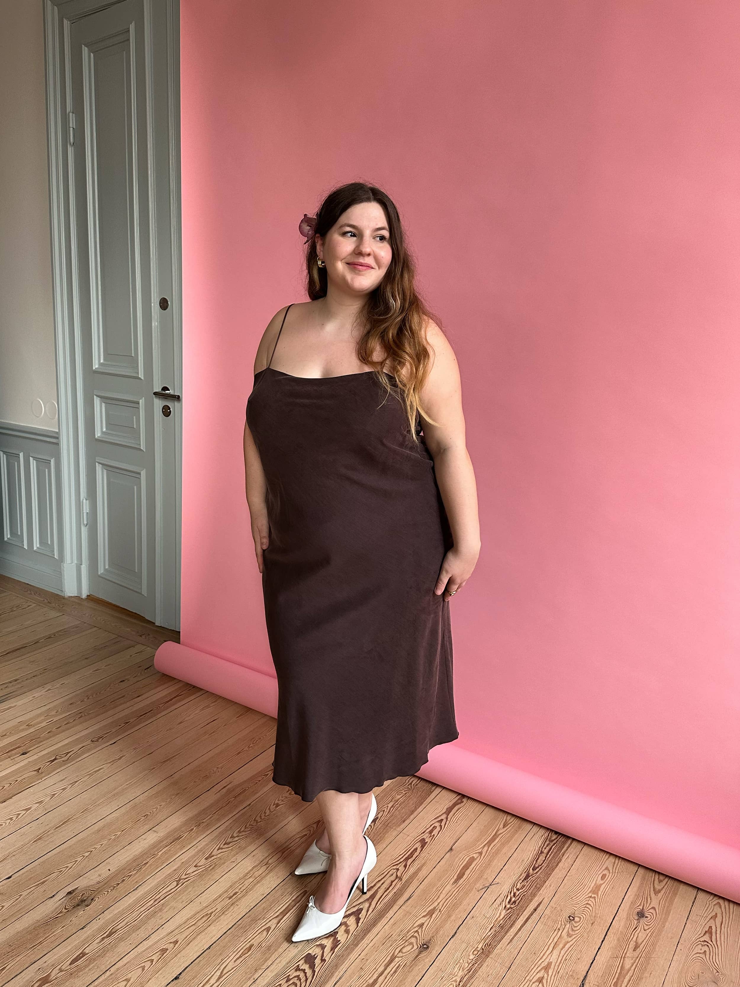 Dream Dress Midi Dark Mocha - Dark mocha | Djerf Avenue