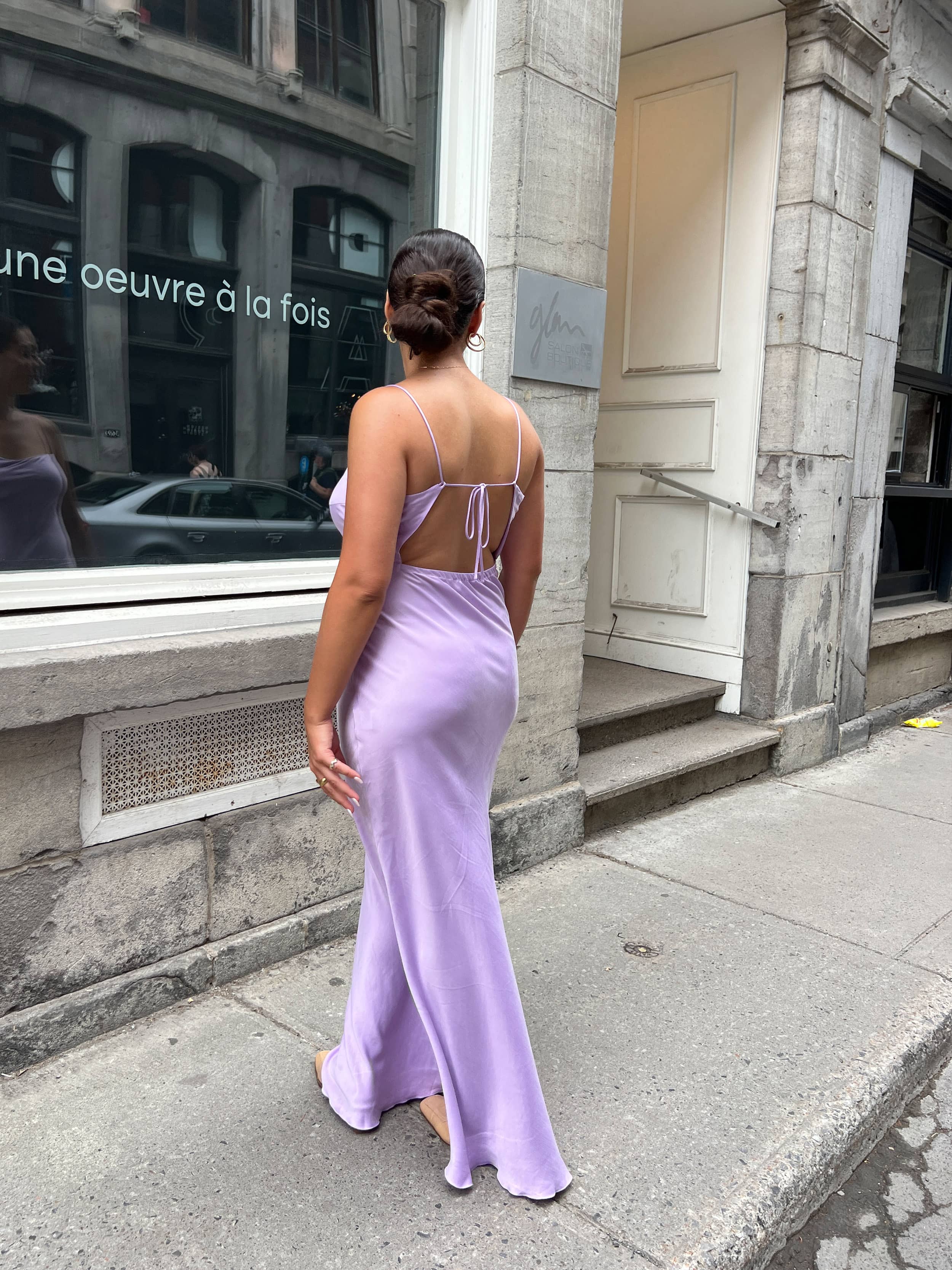 服/ファッション PS: Mauve Dream Fairy Silver Pendant Dream Dress Maxi Iris - Iris | Djerf Avenue