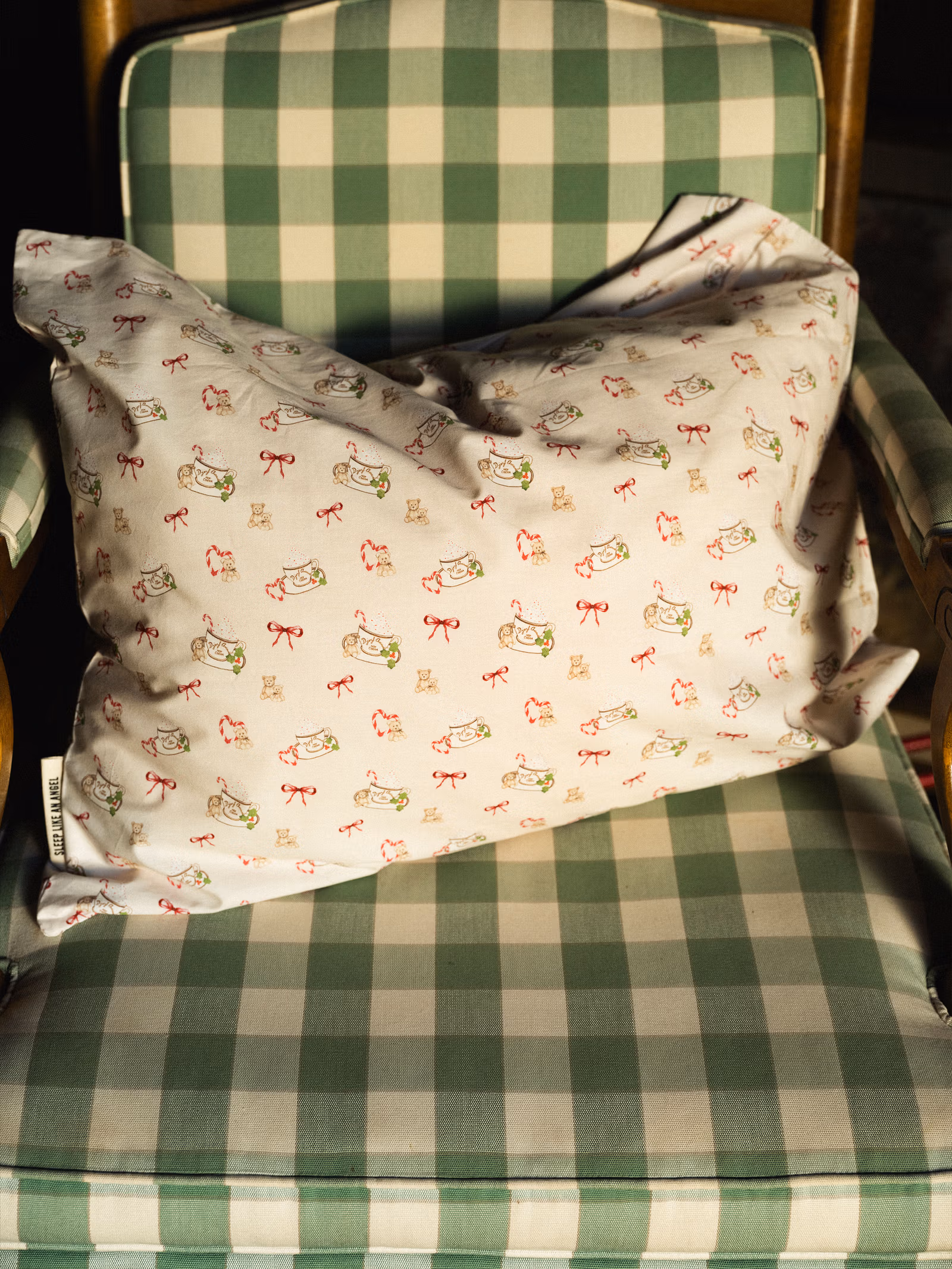 Pillow Case Holiday Bears