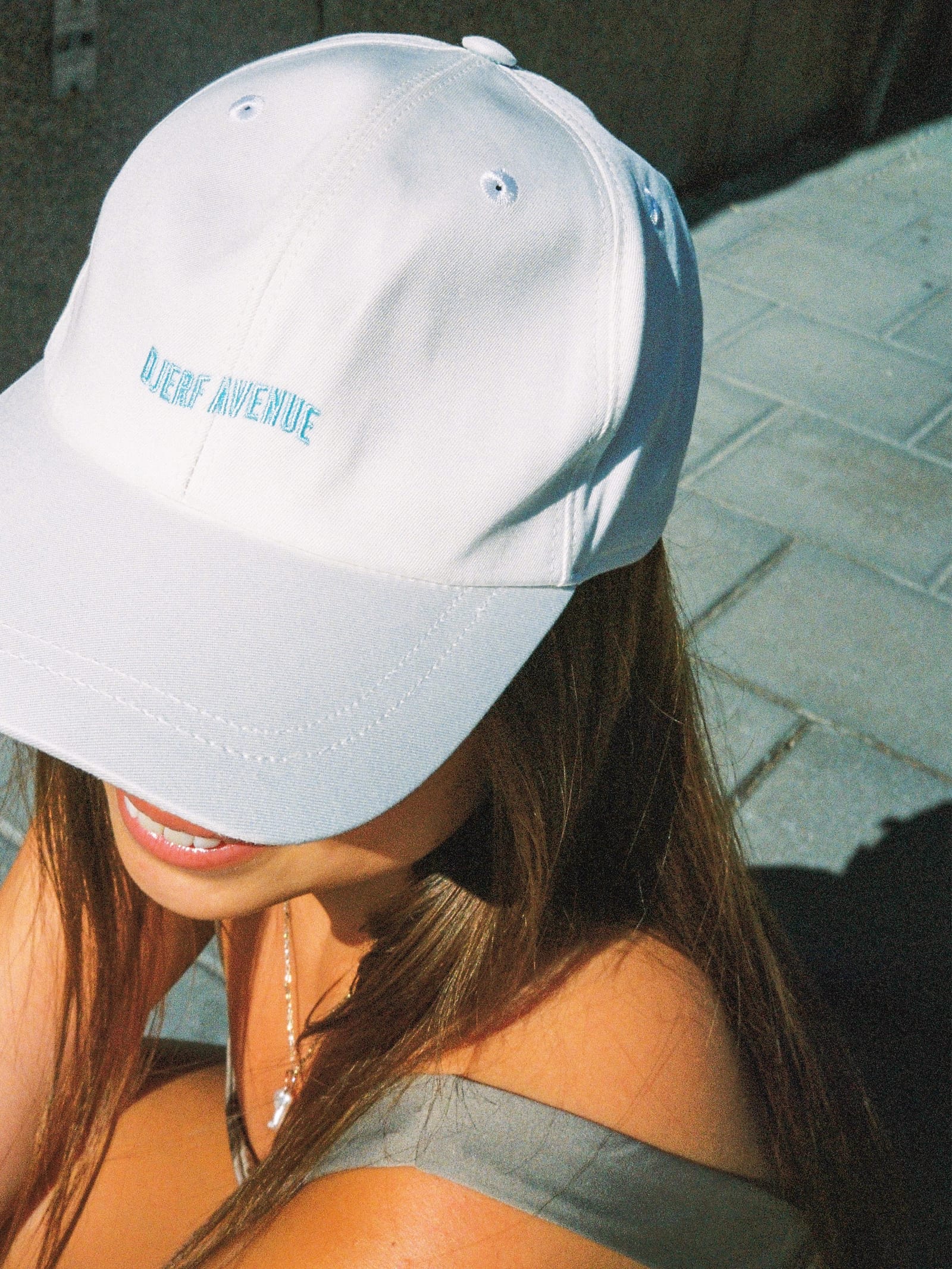 Djerf Avenue Cap White