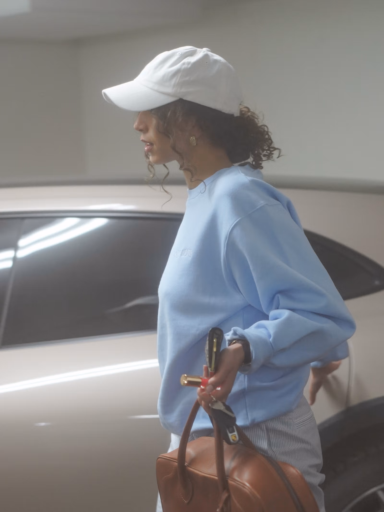 Djerf Avenue Cap White
